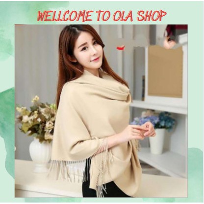 (Xả kho) Khăn quàng cổ mùa đông Cashmere sang chảnh - 003KHA27