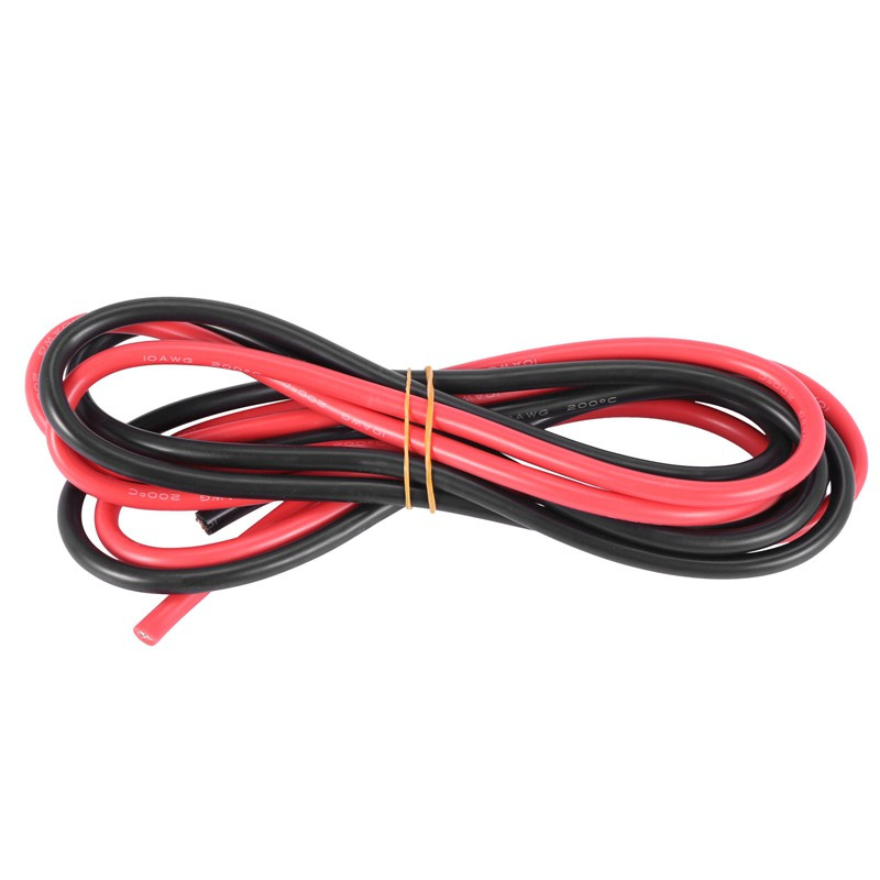 10 Gage Silicone Wire 10 Feet - 10 Awg Silicone Wire