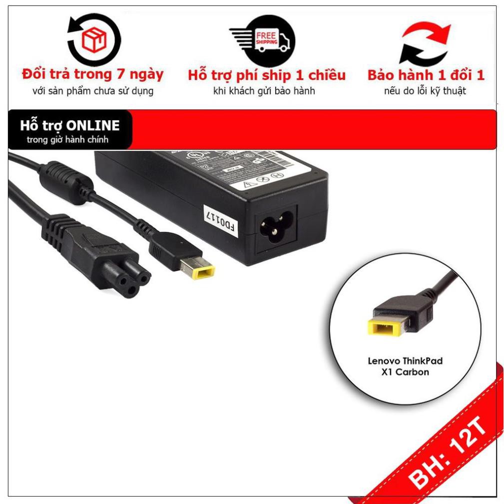 [BH12TH] [- Sạc cho Laptop Lenovo Thinkpad 20V 4.5A 90W chân vuông . Bảo Hành 12 Tháng