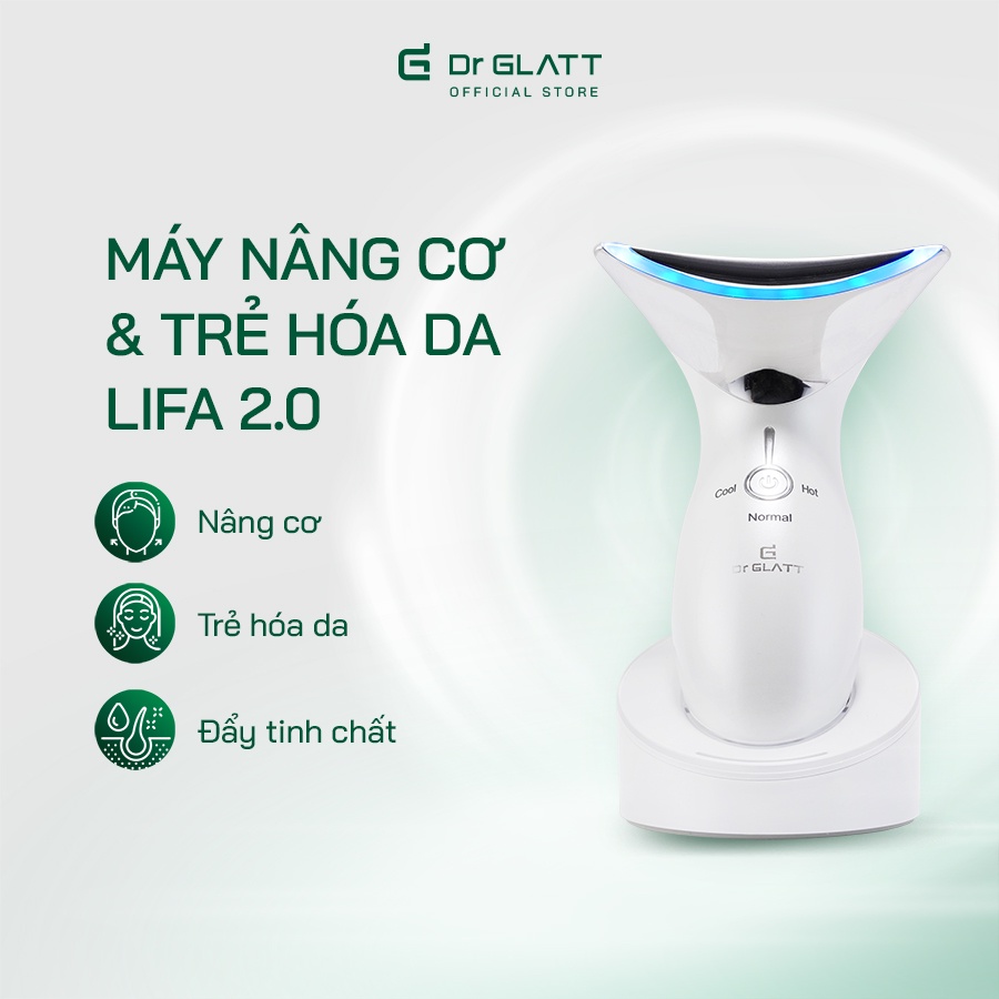 [Mã INCU500 giảm 500K đơn 2.9TR] Máy nâng cơ và trẻ hóa da LIFA 2.0, hàng chính hãng Dr Glatt, thương hiệu Đức
