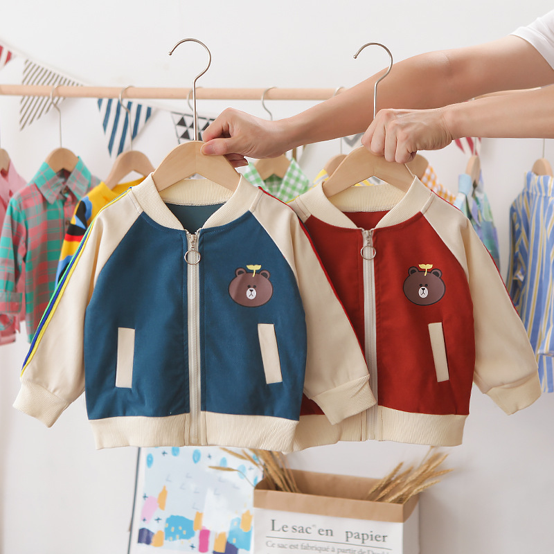 Áo khoác hoạt hình dễ thương cho bé trai và bé gái 1-4 tuổi