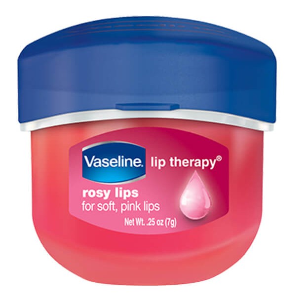 Vaseline dưỡng môi 7g vani, hoa hồng, không mùi