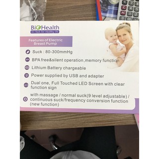 Máy hút sữa điện đôi Bio health IE Basic - Úc