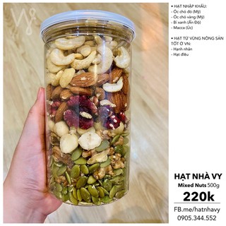 500g Mixed 6 loại hạt / Mixed Nuts