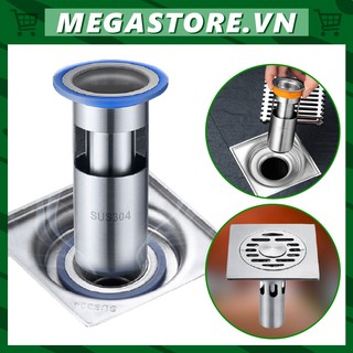 Phụ kiện Ngăn mùi nhà tắm - INOX 304 lắp thoát sàn chống mùi hôi ngăn vi khuẩn trào ngược