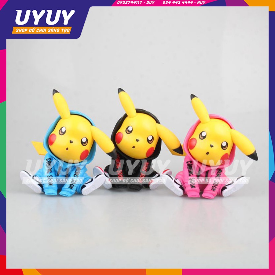 Mô Hình Pikachu Cosplay Dễ Thương, Tinh Xảo, Sắc Nét