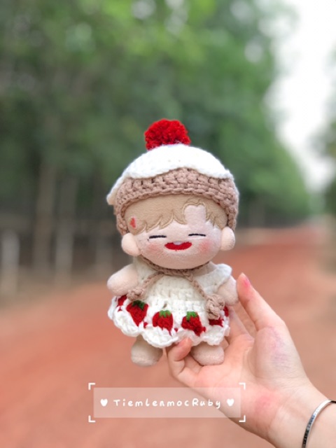 Nón cupcake doll 10,15,20cm