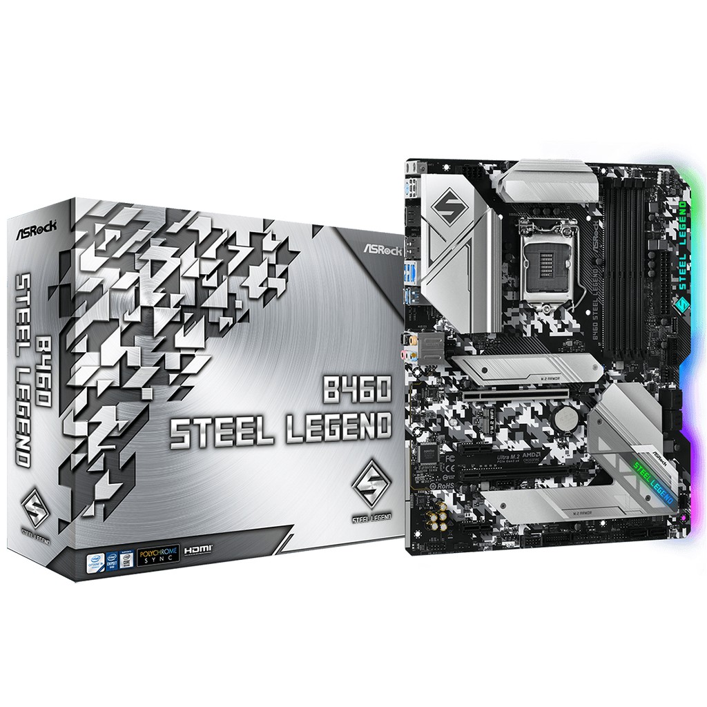 Bo mạch chủ ASROCK B460 Steel Legend Bảo hành chính hãng 36 Tháng