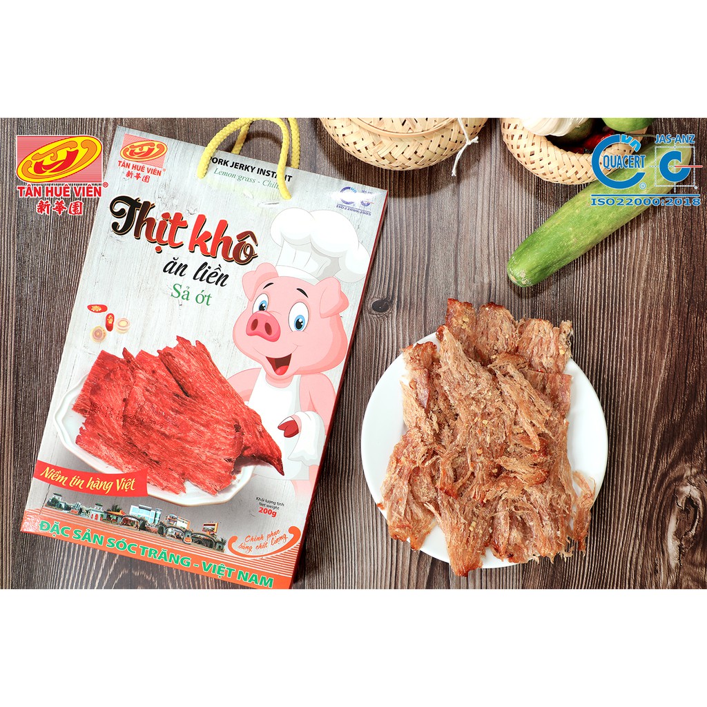 Thịt khô sả ớt 200g Tân Huê Viên