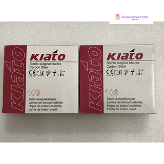 Lưỡi dao mổ Kiato Ấn Độ các số ( hộp 100 chiếc)