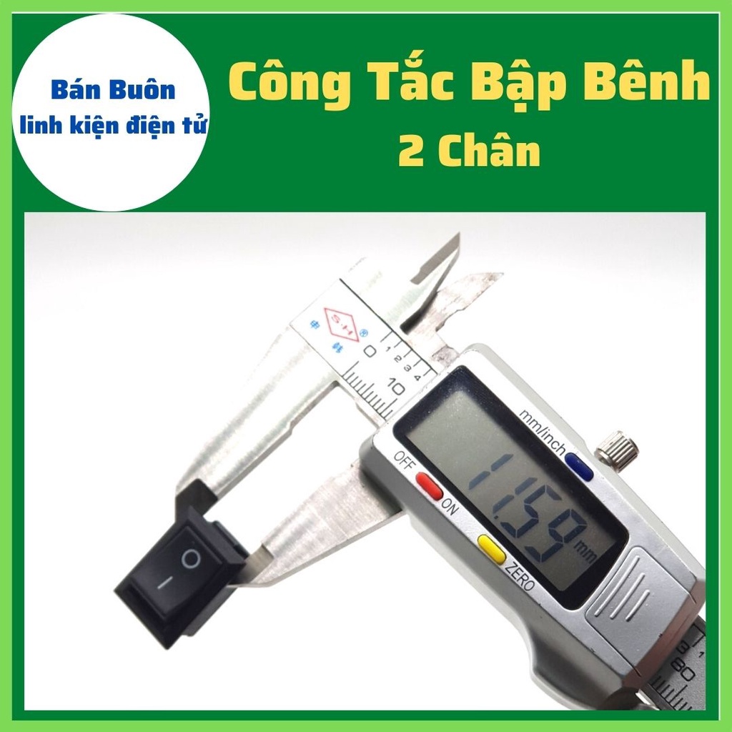 Công tắc bập bênh 2 chân, on/off