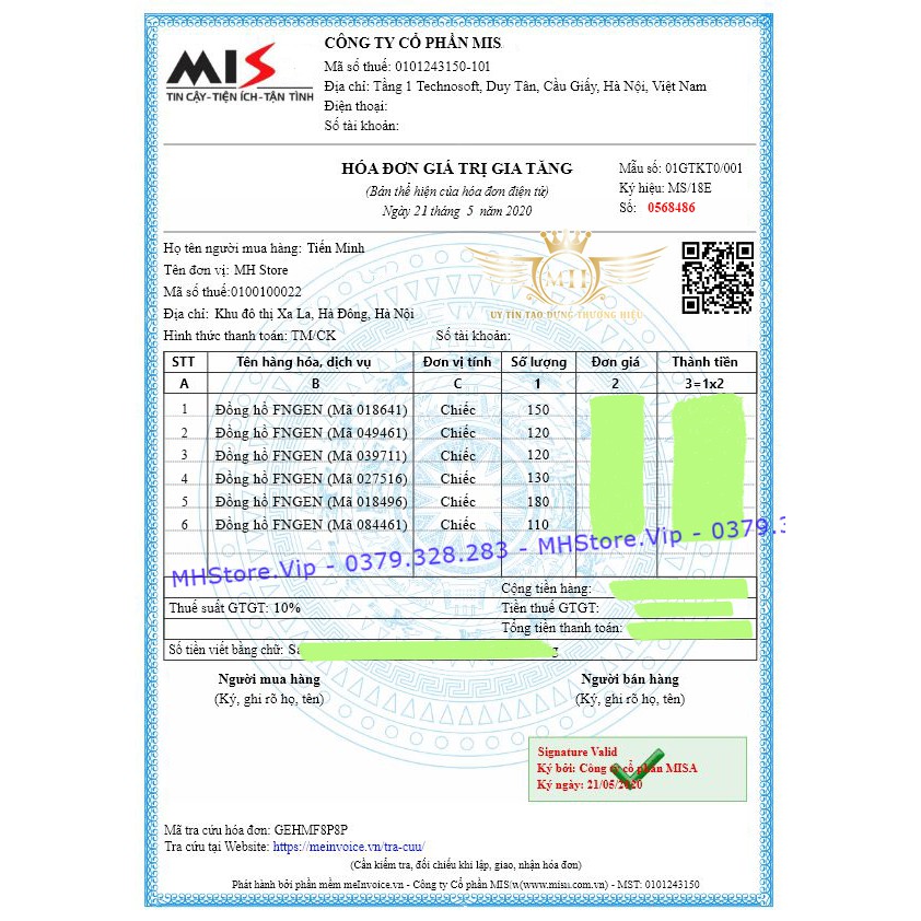 Đồng hồ nam FNGEEN chính hãng, sang trọng, đẳng cấp Mã 5027