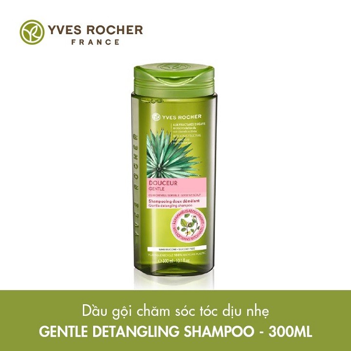 [CHÍNH HÃNG] Dầu Gội Chăm Sóc Tóc Dịu Nhẹ Yves Rocher Gentle Delangling Shampoo 300ml