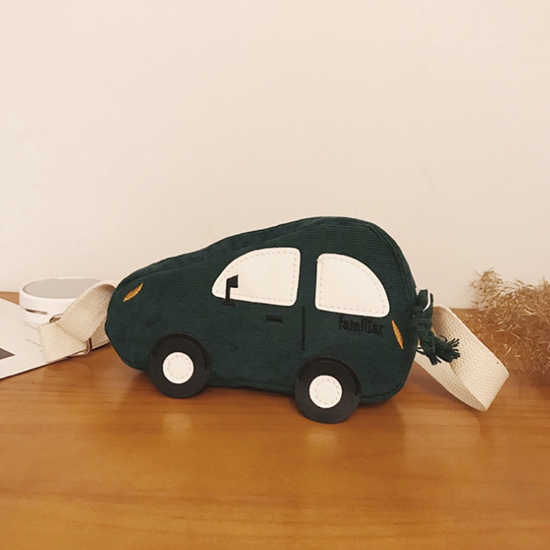 Túi Đeo Chéo Mini Họa Tiết Xe Hơi Hoạt Hình Thời Trang Cho Bé