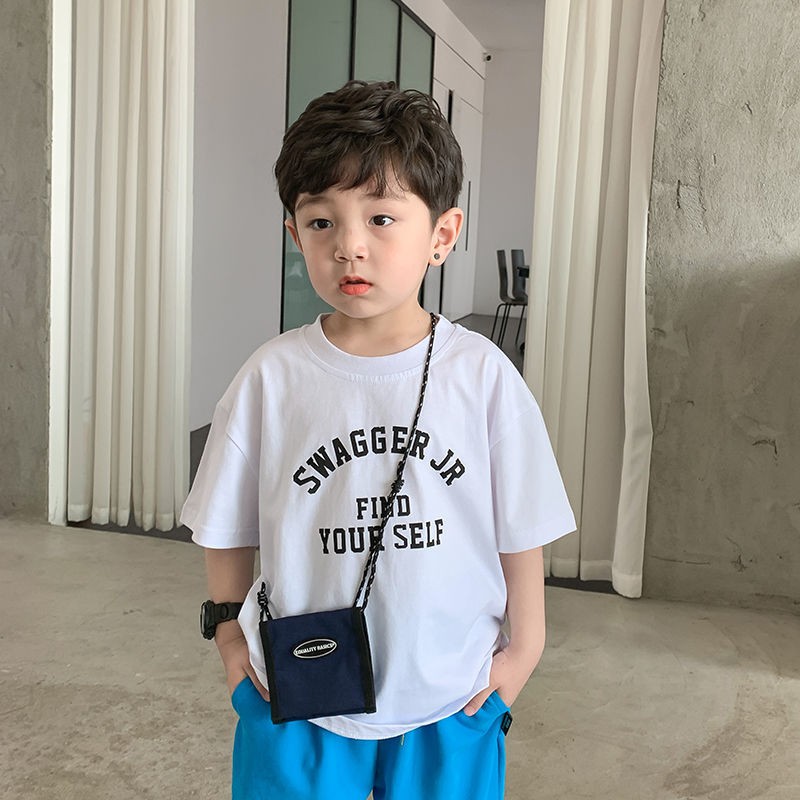 Áo thun tay lỡ unisex hàn quốc SWAGGER JR cho bé ,Samyy_vn