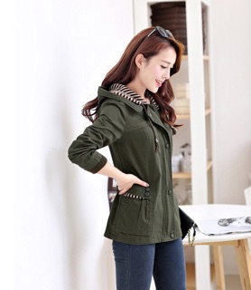 ÁO KHOÁC KAKI 02 LỚP NÓN SỌC (S,M,L)