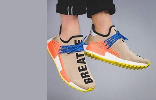 [CÓ SẴN] Pharrell x Adidas NMD Human Race Breath Walk ( vàng chanh)