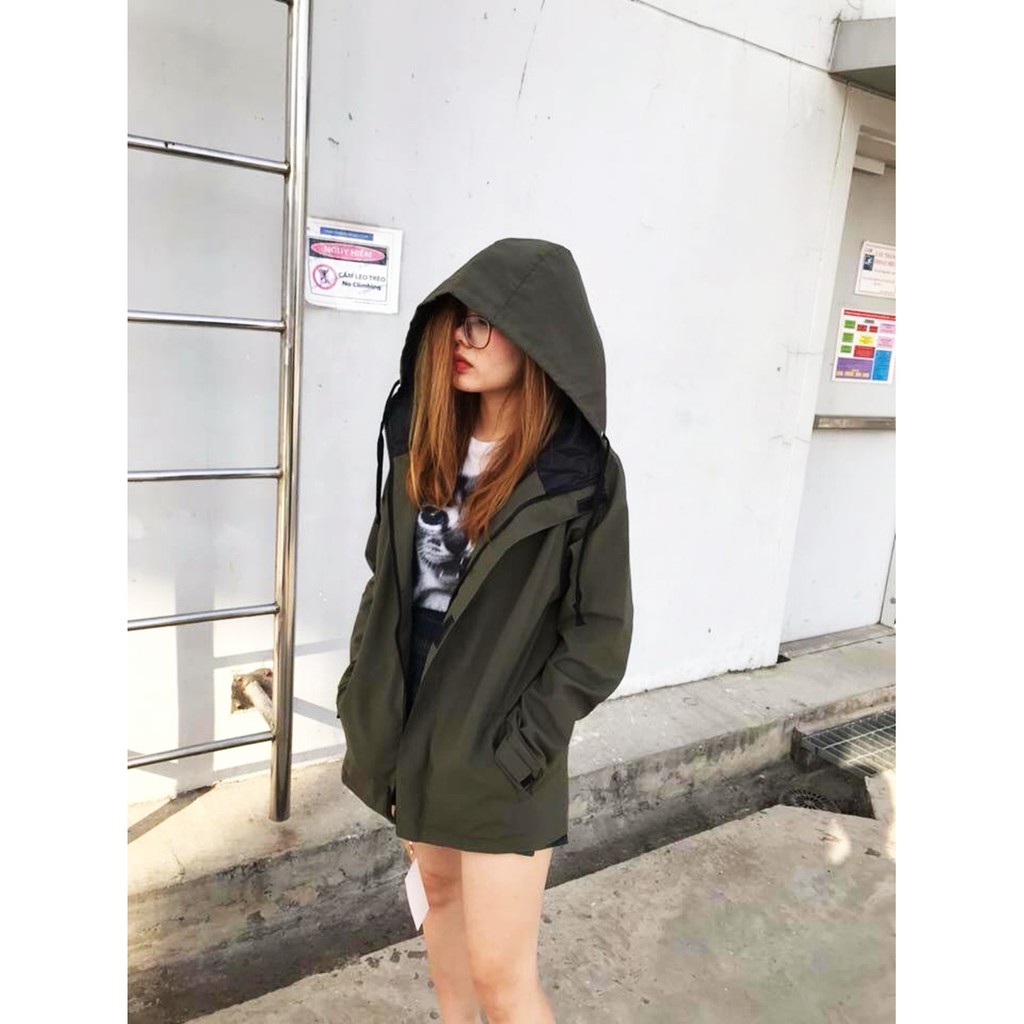 Áo Khoác Dù Jacket Cao Cấp Thời Trang Nam Nữ màu đỏ đô | BigBuy360 - bigbuy360.vn