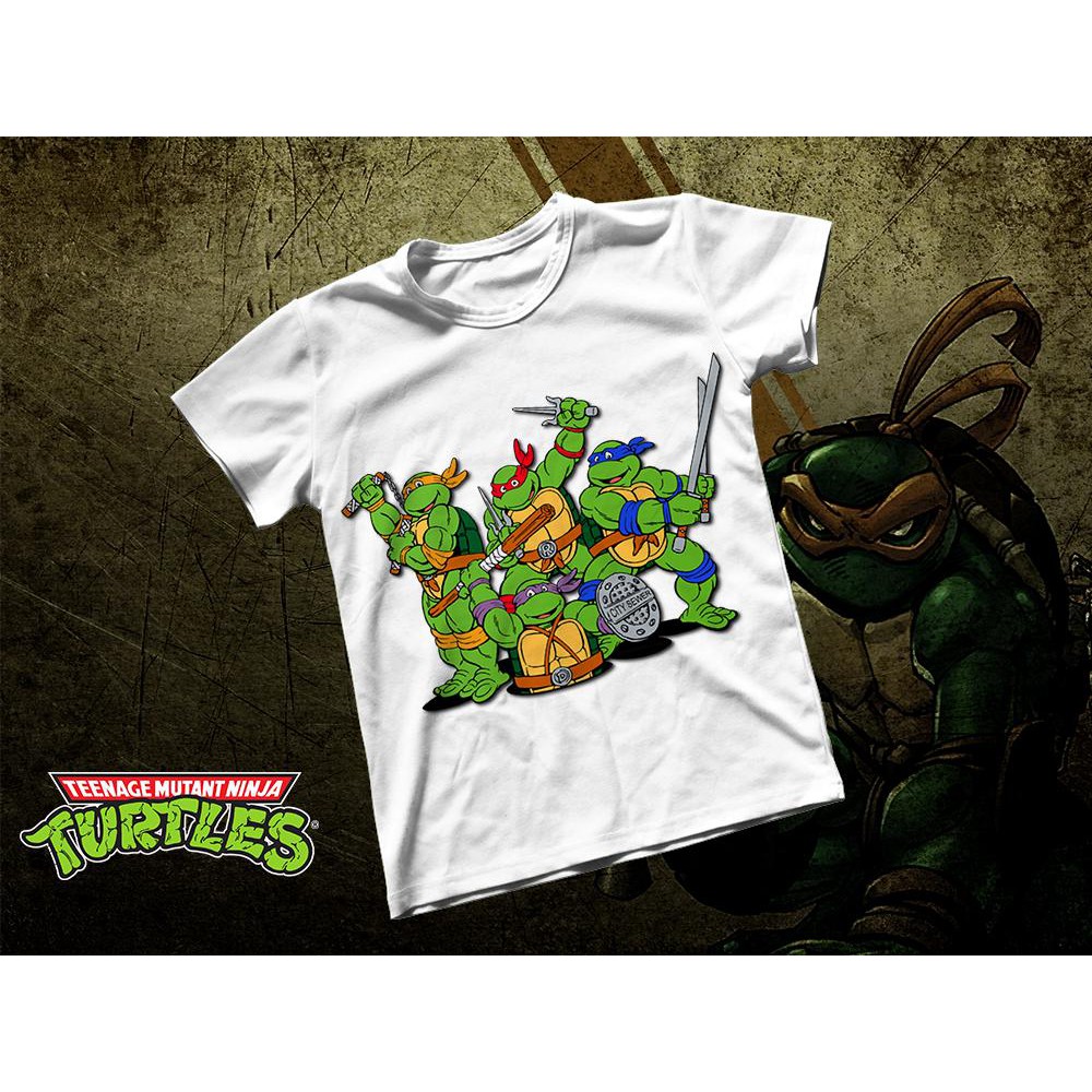 Áo thun Cotton Unisex - Movie - Ninja Turtle - Thiếu niên ninja rùa đột biến