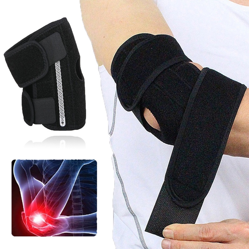 1 Đai Quấn Khuỷu Tay Tự Phục Hồi Thoáng Khí Có Thể Điều Chỉnh Hỗ Trợ Giảm Đau Khớp Khi Chơi Thể Thao