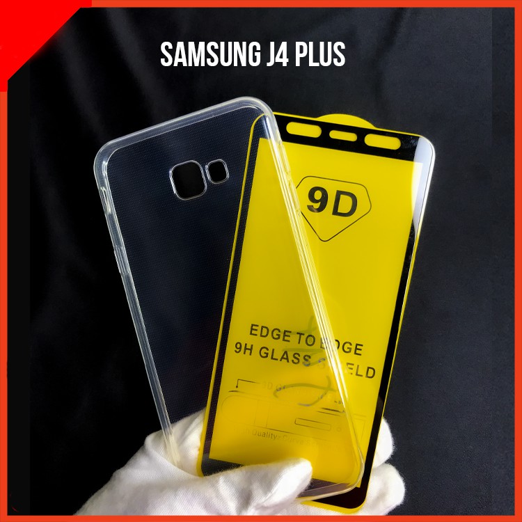 COMBO Ốp lưng dẻo Samsung A7-2018, A51- 2020, J4 plus, A70, A30, J8-2018, A8 plus dẻo trong suốt tặng kèm kính cường lực