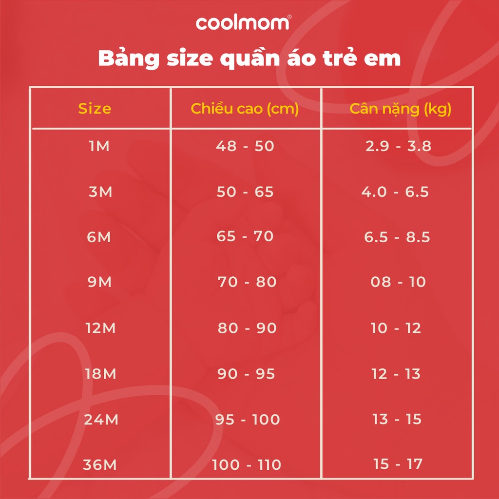 Bộ cộc tay cổ tròn Coolmom chất liệu sợi tre cao cấp màu hồng pastel size 6M / CM-0020-6M-HP