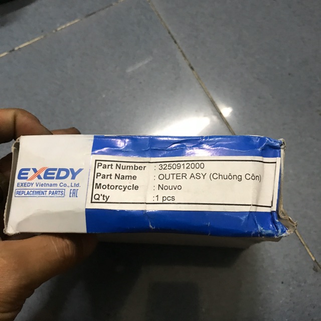 Chuông nồi sau NOVO LX zin hãng EXEDY yamaha