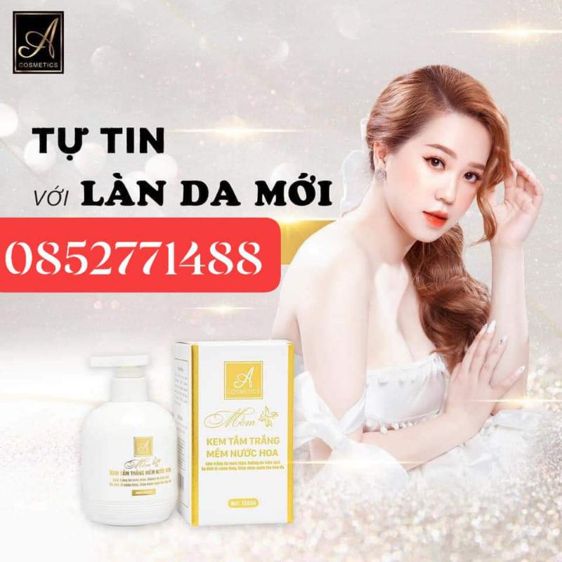 [CHÍNH HÃNG 100%] KEM TẮM TRẮNG MỀM NƯỚC HOA 150ML