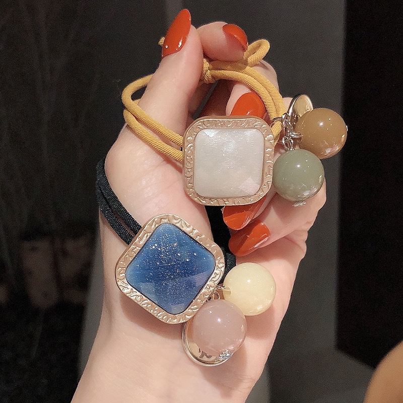 Dây Buộc Tóc Co Giãn Phong Cách Hàn Quốc Cho Nữ