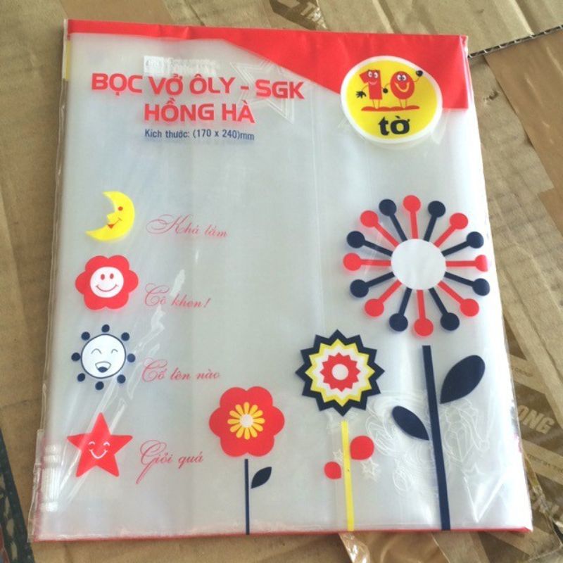 Bọc vở Hồng Hà cấp 1-2