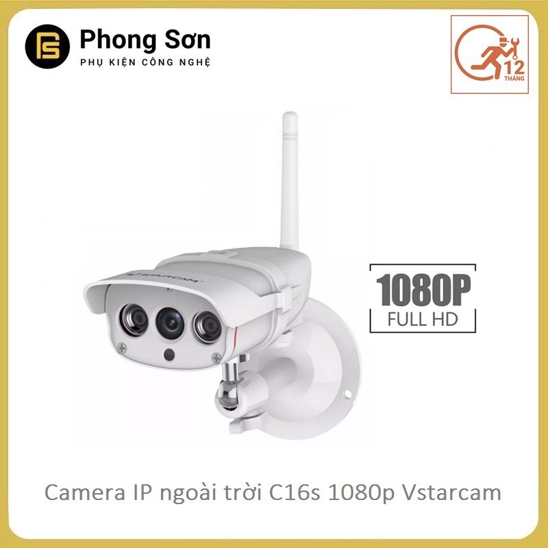 Camera Wifi IP C16s 1080p Ngoài trời Vstarcam | BigBuy360 - bigbuy360.vn