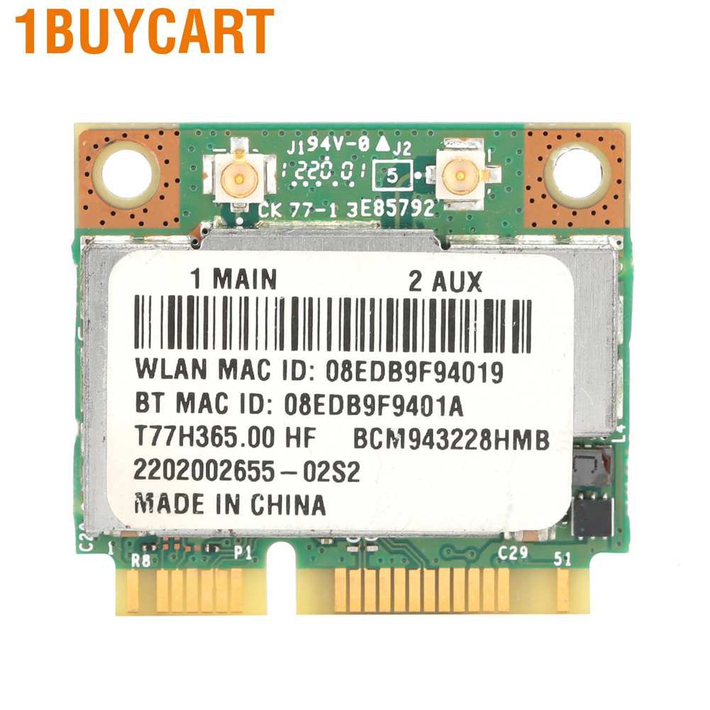 1buycart Wireless Card Dual Band 2.4g / 5g Wifi Bt4.0 For Pc Win7 / Win8 / Win10