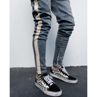 Quần ZOMBIE® Stripes Zips Jeans