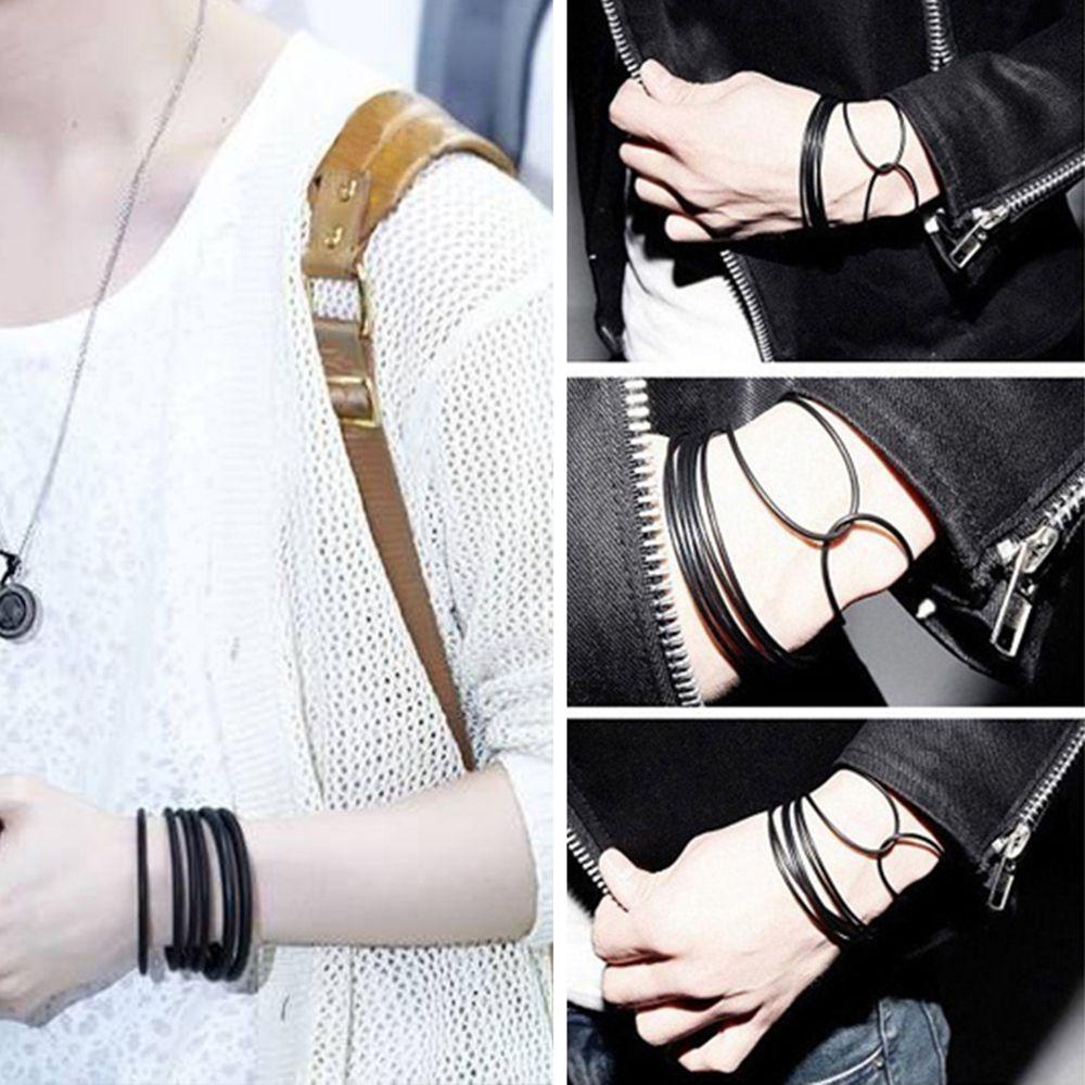 Vòng Tay Dây Silicone Đơn Giản Nhiều Màu Sắc