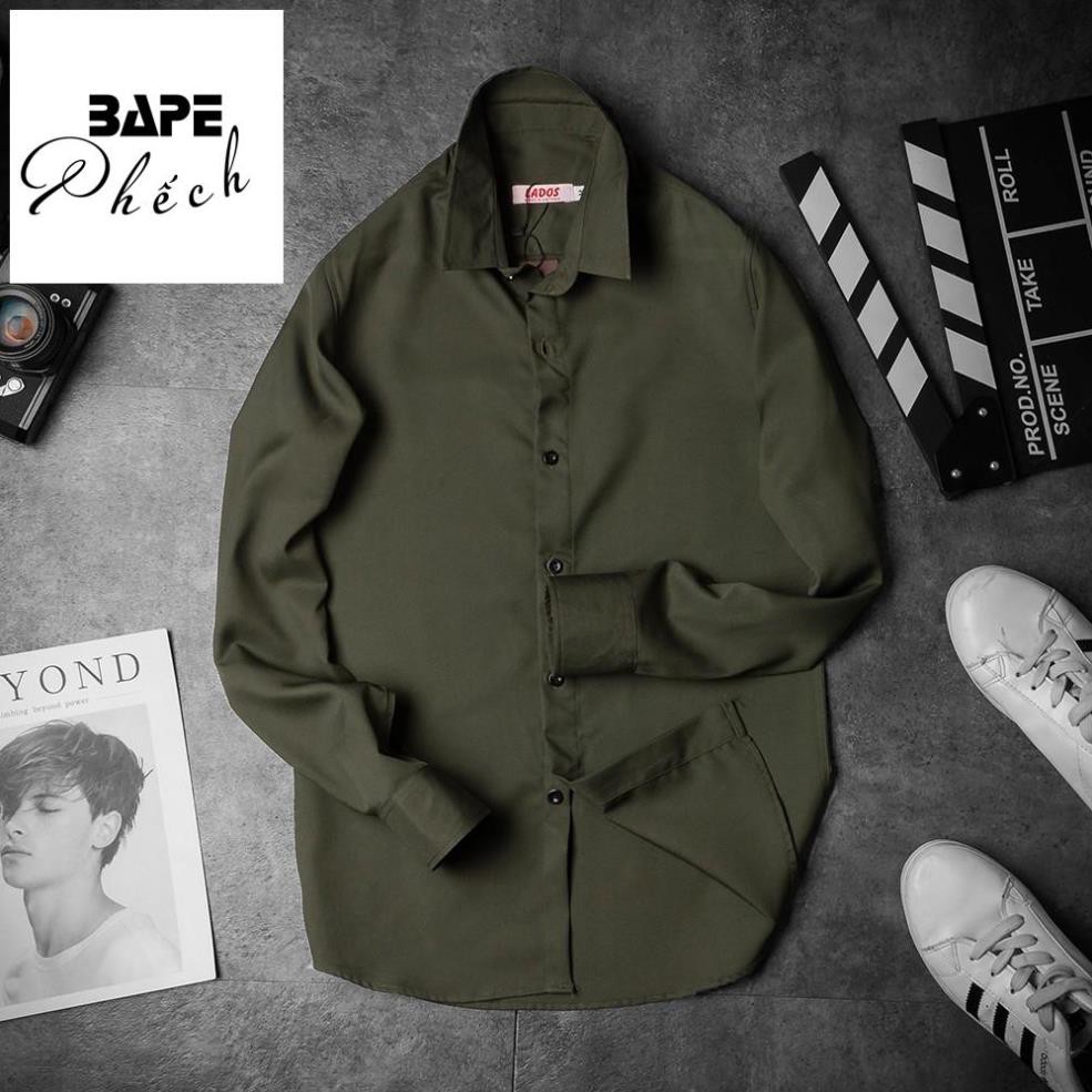 Áo sơ mi trơn có size big BAPE PHẾCH-523 | BigBuy360 - bigbuy360.vn