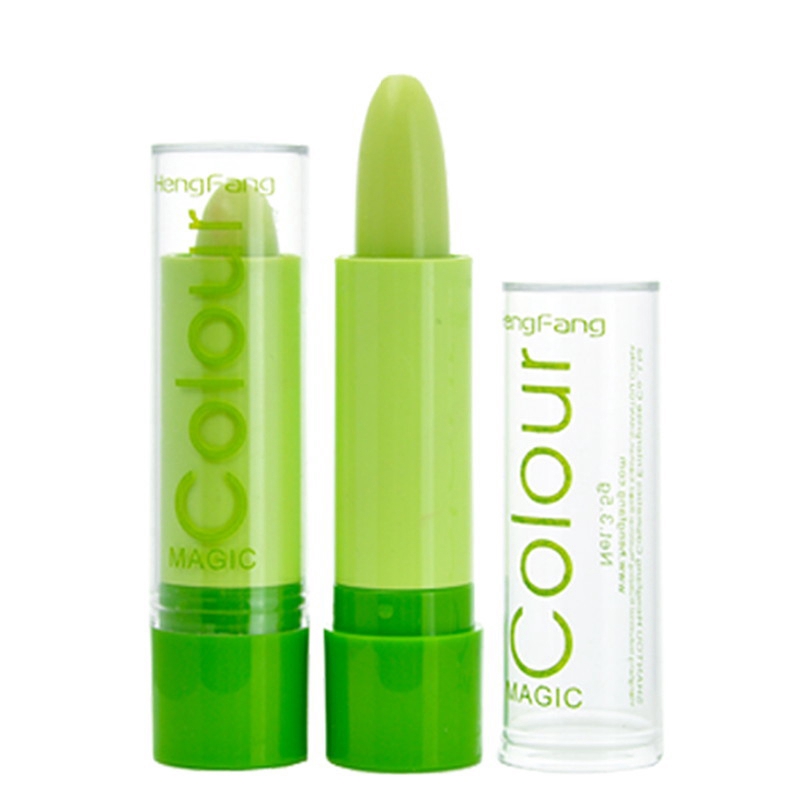 [Hàng mới về] Son môi chiết xuất nha đam thiên nhiên dưỡng ẩm lâu phai thay đổi màu môi theo nhiệt độ độc đáo