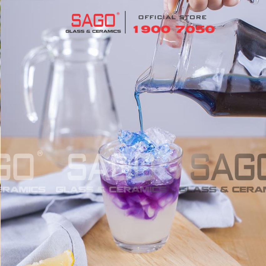 Ly Thủy Tinh có Quai Lucky MUG 500 ml | Thủy Tinh Cao Cấp , Nhập khẩu Thái Lan