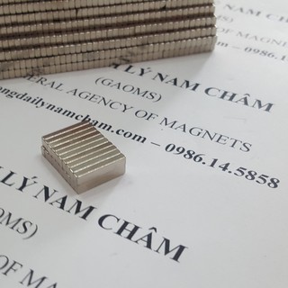 Nam châm viên 15x3x2mm, nam châm đất hiếm thanh nhỏ lực hút mạnh