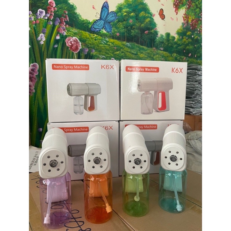 Súng phun khử khuẩn K6X, súng phun cồn nano