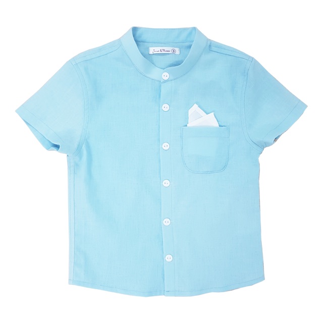 Áo sơ mi ngắn tay June&River bé trai 1y-5y