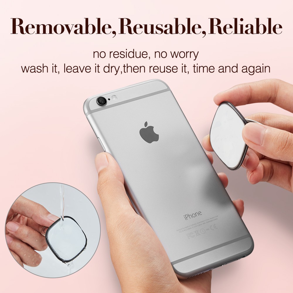 Nhẫn đỡ điện thoại ESR xoay được 360 độ đính đá pha lê nhân tạo