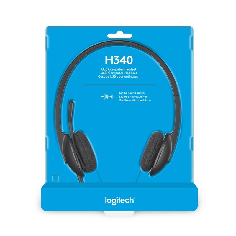 Tai nghe Logitech H340 USB-A - Hàng Chính Hãng
