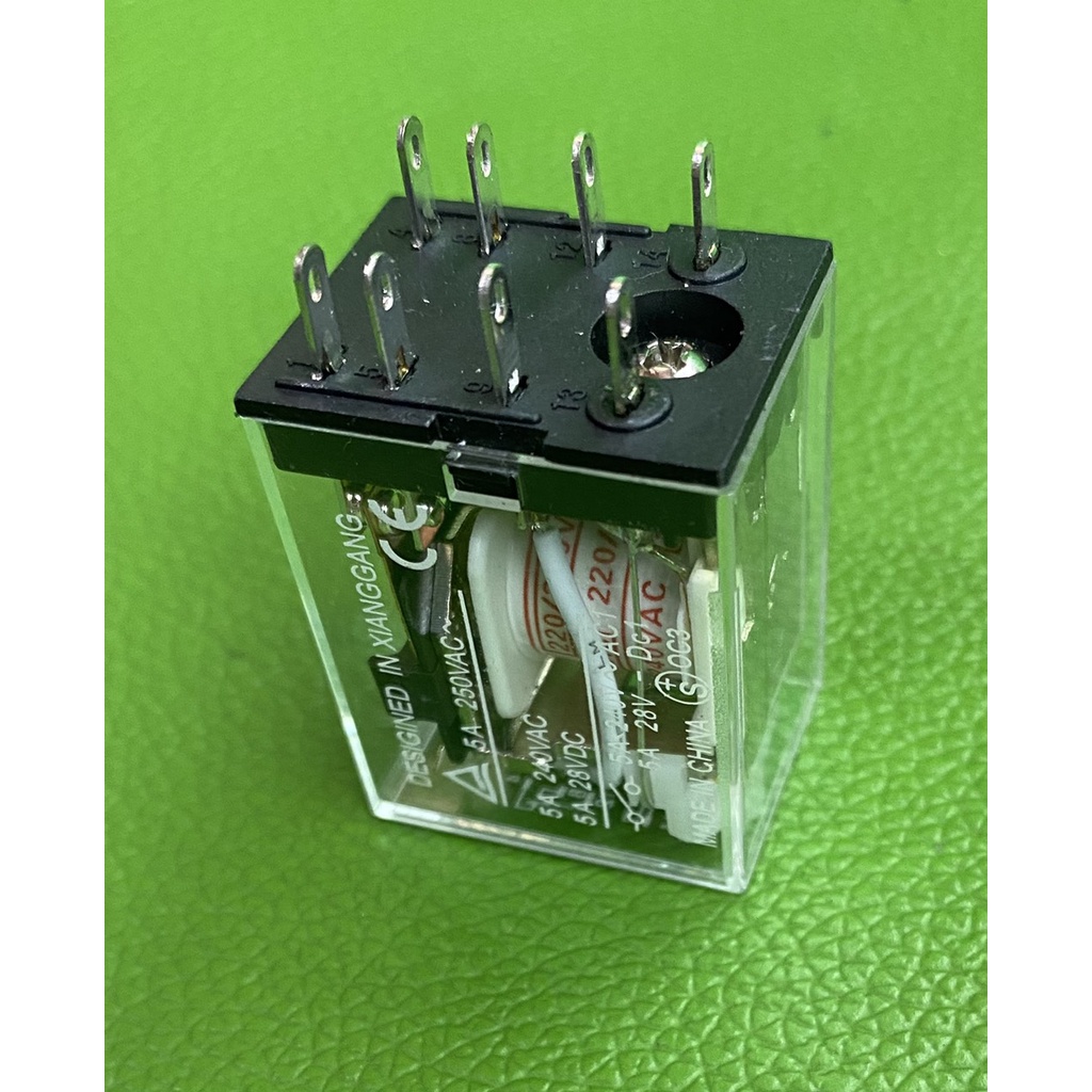 Combo 05 Relay kiến trong suốt - 8 chân 220v ONROM - linh kiện điện tử QUỲNH DIỄN