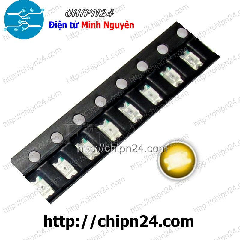 [10 CON] (KX) Led dán SMD 1206 VÀNG