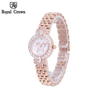 Đồng hồ nữ dây thép Royal Crown 3844