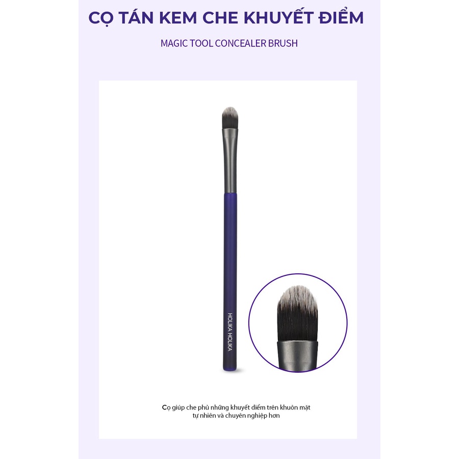 Cọ tán kem che khuyết điểm Holika Holika magic tool concealer brush 15 x 0,9 cm