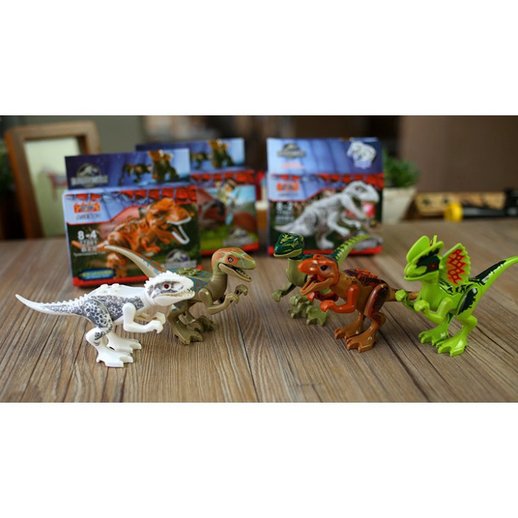 Lego Khủng Long Lắp Ráp Xếp Hình Hộp Lego Noxe Knight Lego Ninja đi xe moto