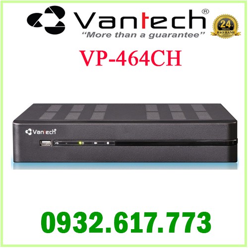 Đầu ghi hình camera AHD/TVI/CVI/IP 4 kênh VANTECH VP-464CH