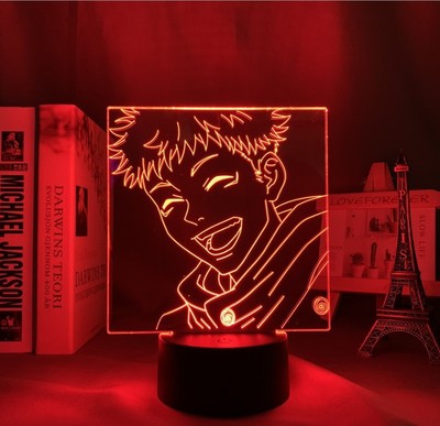 Đèn LED 3D USB để bàn hình Gojo Satoru Itadori Yuji
