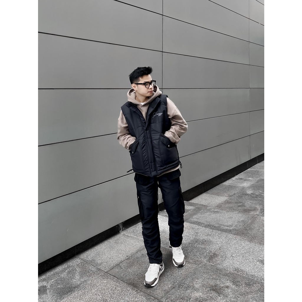 Áo phao gi lê dày dặn phong cách thoải mái SNAZZY PUFFLE GILE